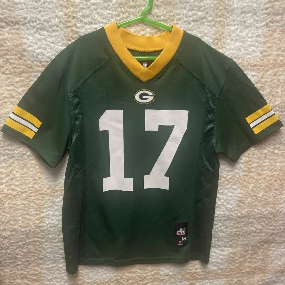 Nike Green Bay Packers NFL Football Jersey Davante Adams #17 Youth Medium